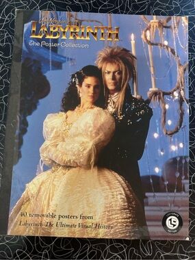 Labyrinth The Poster Collection - Blue & Gold Cover